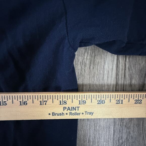 Vans Classic Fit Pool Hall Club Tee Navy Blue Medium Skate Graphic Shirt 1966 - Picture 4 of 7